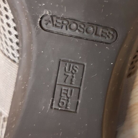 Aerosoles Women's Gray Tutor Slip On Mule. 7 1/2 - Picture 5 of 9